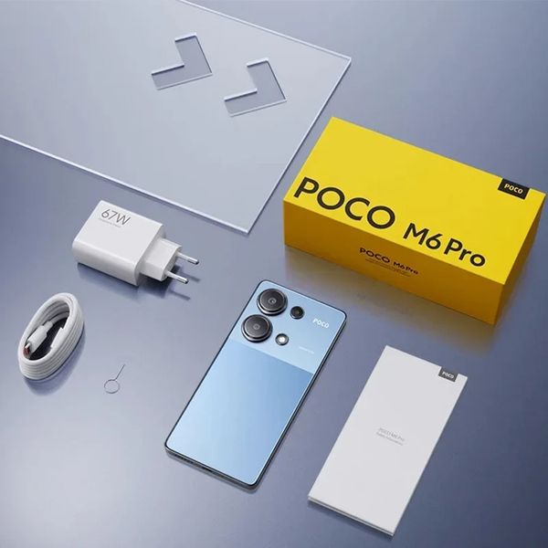 Xiaomi POCO M6 Pro Global Version Helio G99 Ultra 120Hz Flow AMOLED 64MP Triple Camera with OIS 67W turbo charging
Xiaomi POCO M6 Pro Global Version Helio G99 Ultra 120Hz Flow AMOLED 64MP Triple Camera with OIS 67W turbo charging
