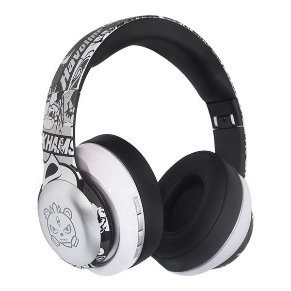 Wireless Headphone LED Earphones HIFI Stereo Headset Luminous Game Painted Graffiti Headband Card Insert Bluetooth Headphones, Blue
Wireless Headphone LED Earphones HIFI Stereo Headset Luminous Game Painted Graffiti Headband Card Insert Bluetooth Headphones, Blue