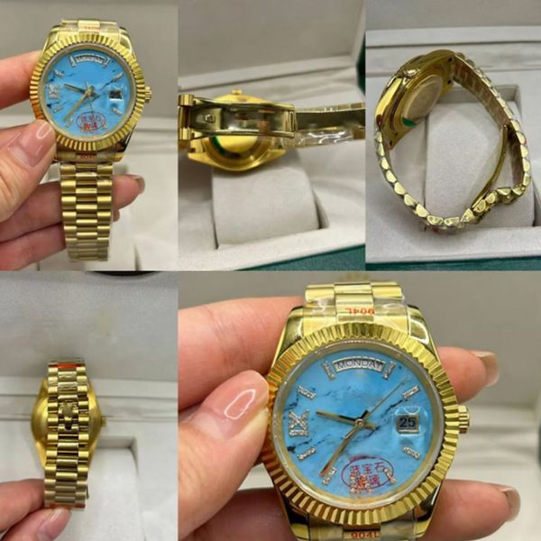 Luxury men's watch blue dial with diamond 36mm/40mm automatic mechanical movement fashion designer women's watch Montre De Luxe gift watch
Luxury men's watch blue dial with diamond 36mm/40mm automatic mechanical movement fashion designer women's watch Montre De Luxe gift watch