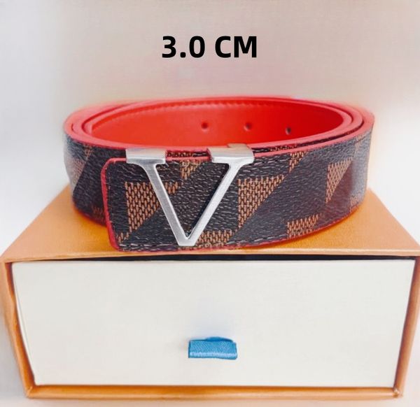 

Designer Belt Men Women Belt Fashion Belts Smooth Big Buckle Real leather Classical Strap Ceinture 2.0cm 3.0cm 3.4cm 3.8cm Width With Box Packing 14 Styles AAAAA WRHWR, Customize