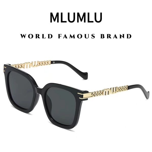 Designer sunglasses miuity miu Sunglasses Mirror legs Metal large letter design multicolor brand miui fashion classic outdoor carnival Radiation Protection
Designer sunglasses miuity miu Sunglasses Mirror legs Metal large letter design multicolor brand miui fashion classic outdoor carnival Radiation Protection