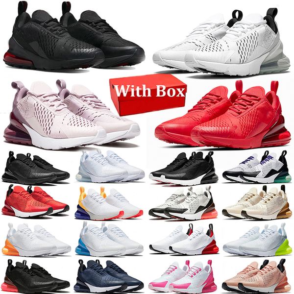 With box 270 270s Running Shoes Men Women Triple Black White Navy Bule Barely Rose Pink Red Men Sports Sneakers Trainers Outdoor shoes, 24
With box 270 270s Running Shoes Men Women Triple Black White Navy Bule Barely Rose Pink Red Men Sports Sneakers Trainers Outdoor shoes, 24