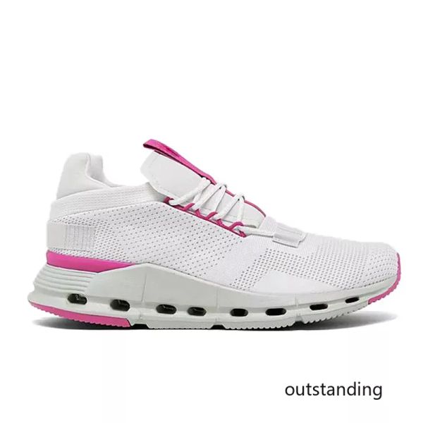 

2024 Pink Cloud Nova Women Men Running Shoes Pearl White Womens Cloudnova Form Clouds 5 Stratus Runners Monster Shoe Jogging Trainers Sports Sneakers Size 36-45, Red
