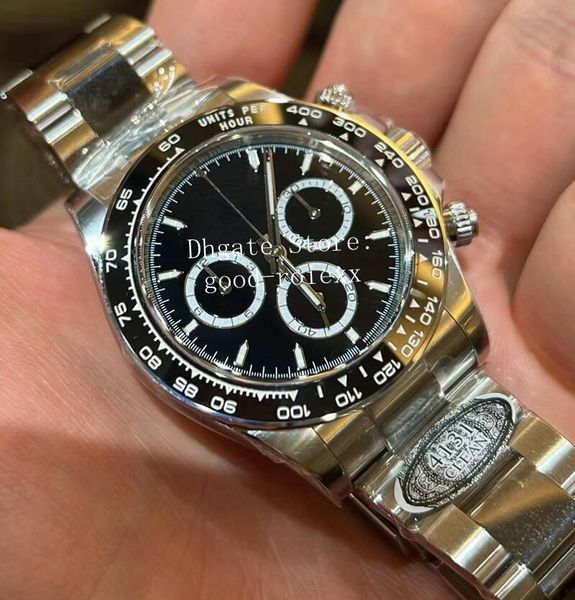 Watches Men Cal.4131 Chronograph Watch Men's Automatic Clean 904L Steel Ceramic Bezel Eta Sport Cleanf Chrono Valjoux Wristwatches, Black
Watches Men Cal.4131 Chronograph Watch Men's Automatic Clean 904L Steel Ceramic Bezel Eta Sport Cleanf Chrono Valjoux Wristwatches, Black