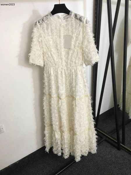 Women Dress Short Sleeve Dresses Designer Skirt Womens Jacket Fashion Brand Elegant Lace Decorated with Feathers and Flower Skirt Feb 24, #1
Women Dress Short Sleeve Dresses Designer Skirt Womens Jacket Fashion Brand Elegant Lace Decorated with Feathers and Flower Skirt Feb 24, #1