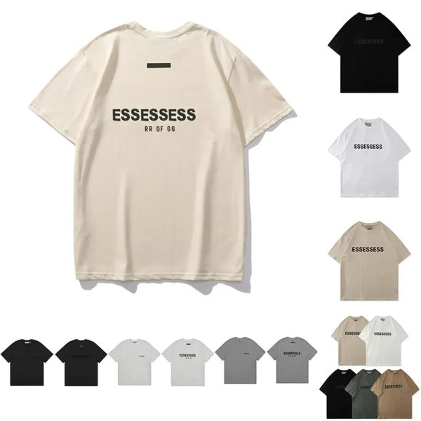 

Summer ESS Men Women Designers essentail T Shirts Loose Tees black history t shirts Casual Chest Shirt Luxury Street Shorts Sleeve Clothes ess Mens Tshirts