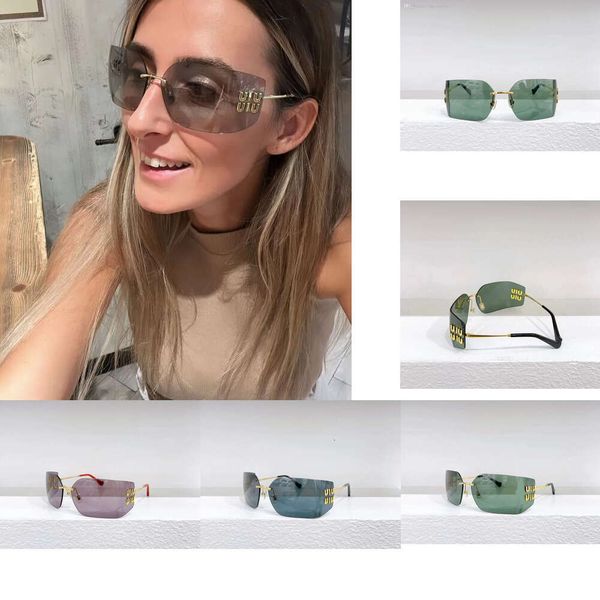 Miu Runway Mens Designer for Eyewear Fashion Womens Woman Rimless Sunglasses UV400 sunglasses for women designer sunglasses X7RA
Miu Runway Mens Designer for Eyewear Fashion Womens Woman Rimless Sunglasses UV400 sunglasses for women designer sunglasses X7RA