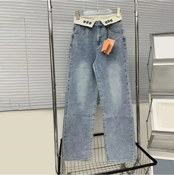 Women Denim Pants Blue High Waist Jeans INS Fashion Street Style Jeans, Blue with label #0627
Women Denim Pants Blue High Waist Jeans INS Fashion Street Style Jeans, Blue with label #0627