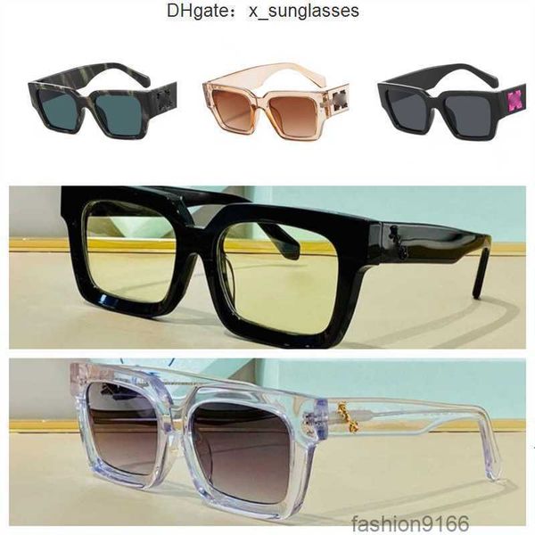 

Luxury Sunglasses Fashion Offs White Frames Style Square Brand Men Women Sunglass Arrow x Black Frame Eyewear Trend Sun Glasses Bright Sports Travel Sunglasse 71S0
