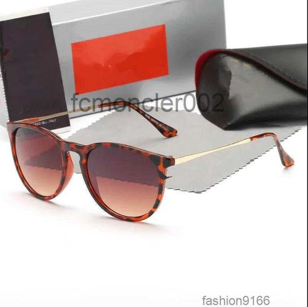 

Men Classic Brand Retro Women Sunglasses Luxury Designer Eyewear Metal Frame Designers Sun Glasses Woman Raybans Rays Bans with Original Box A4171-4 124T