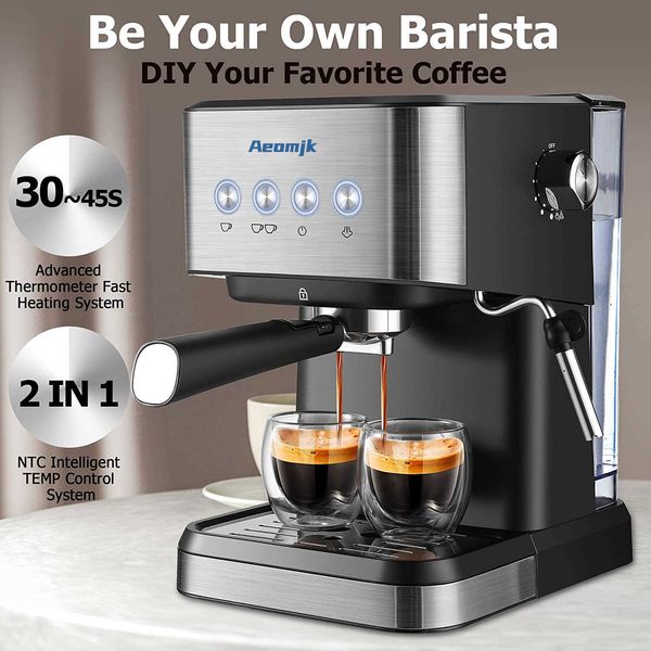 DHgate Coffee Makers American standard Italian semi automatic concentrated high pressure extraction milk foam coffee machine CM3010 sold by DHgate