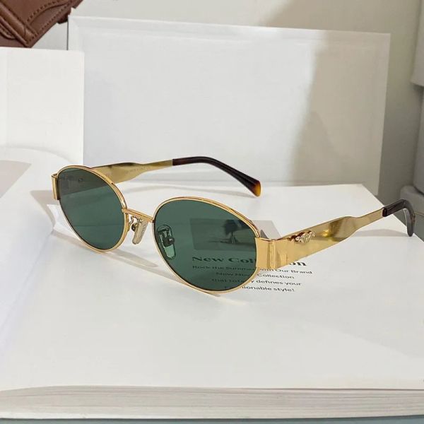 running sunglasses Designer Sunglasses Womens Triomphe Oval Frame Sunglasses man Metal Mirror Legs Green Lens Sunglasses Retro Small Round Frame Sun Glasses
running sunglasses Designer Sunglasses Womens Triomphe Oval Frame Sunglasses man Metal Mirror Legs Green Lens Sunglasses Retro Small Round Frame Sun Glasses
