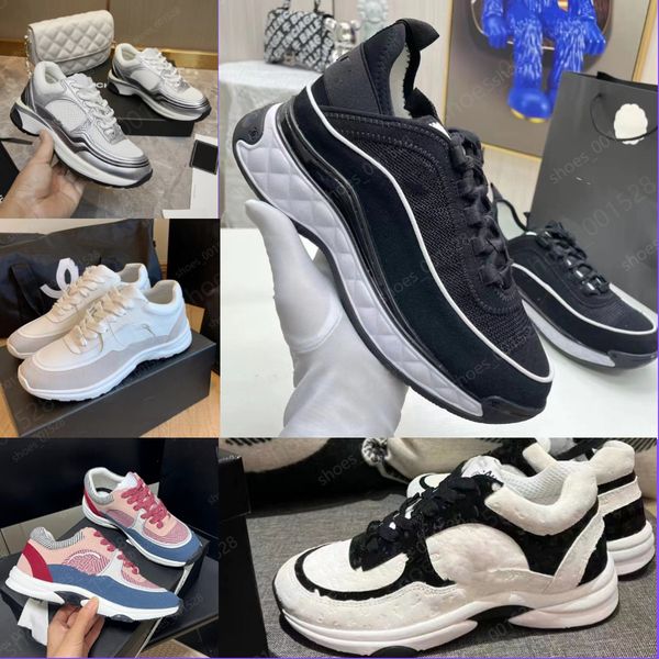 Calfskin reflective Designer Sneakers woman running shoes trainer silver Runner Shoes Mens flat patchwork shoes lace up Breathable tweed gold sneaker shoe size 45, 54
Calfskin reflective Designer Sneakers woman running shoes trainer silver Runner Shoes Mens flat patchwork shoes lace up Breathable tweed gold sneaker shoe size 45, 54