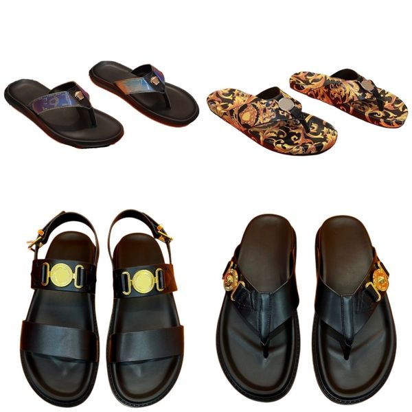 Slipers genuine leather designer shoes luxury men's flip flops metal letter beach shoes straps buckle sandals flat heel outdoor shoes non slip swimming pool shoes
Slipers genuine leather designer shoes luxury men's flip flops metal letter beach shoes straps buckle sandals flat heel outdoor shoes non slip swimming pool shoes