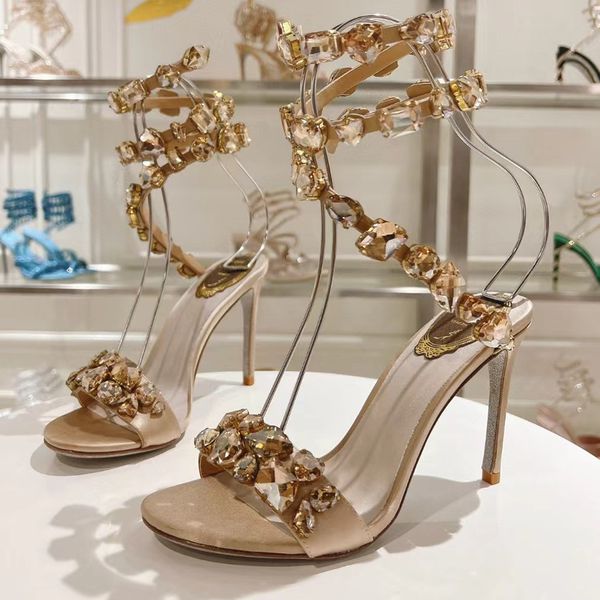Rene Caovilla Roxanne Rhinestones Black Sandal female Black Luxurvs Designer shoes heels Paris Dress Classics Women 9.5cm Heels Slingback Snake Strass Evening, White
Rene Caovilla Roxanne Rhinestones Black Sandal female Black Luxurvs Designer shoes heels Paris Dress Classics Women 9.5cm Heels Slingback Snake Strass Evening, White
