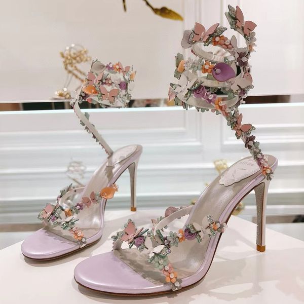 Designer High Heel 2024 Sandal 95mm Dress Shoes Strap Snake Strass Ankle Wraparound Stiletto Heel Fashion Slingback party Wedding Evening shoes, Lilac
Designer High Heel 2024 Sandal 95mm Dress Shoes Strap Snake Strass Ankle Wraparound Stiletto Heel Fashion Slingback party Wedding Evening shoes, Lilac
