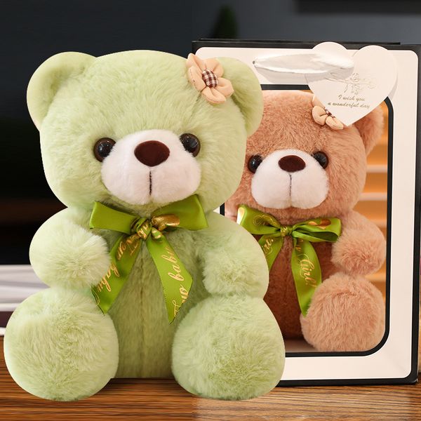 new popular tie teddy bear figurines soft plush toys childrens dolls giving girlfriends valentines day gifts wholesale and stock factory, Army green
new popular tie teddy bear figurines soft plush toys childrens dolls giving girlfriends valentines day gifts wholesale and stock factory, Army green