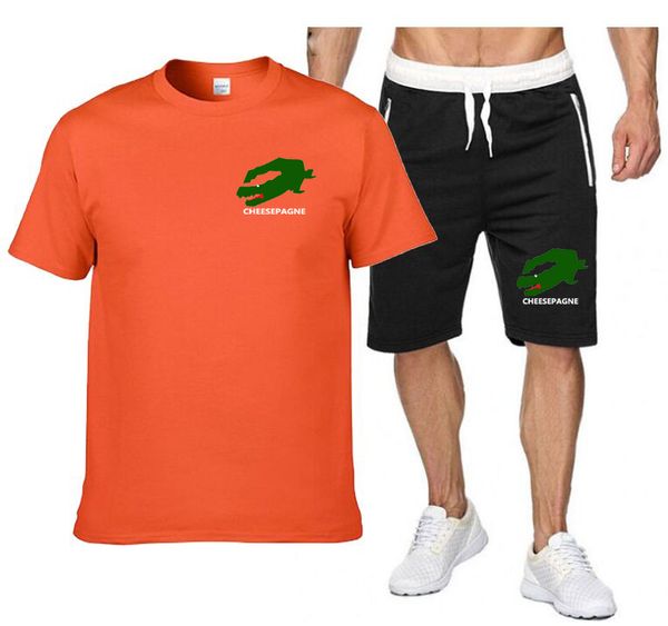 Men's Sports Suit Summer Men's jogging Fitness Suit Short Sleeve T-shirt Shorts Quick Drying Suit 2 Sets Pant Sets, Fruit green
Men's Sports Suit Summer Men's jogging Fitness Suit Short Sleeve T-shirt Shorts Quick Drying Suit 2 Sets Pant Sets, Fruit green