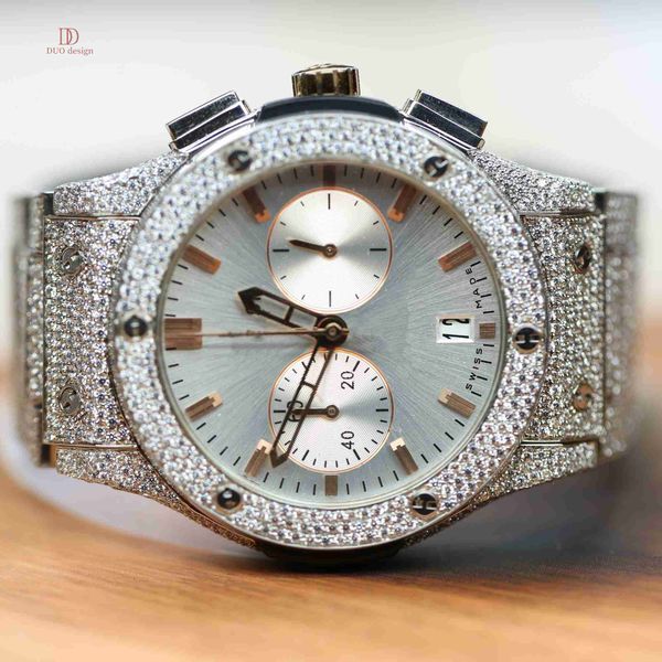 Explore our exclusive collection of stainless steel hip hop style watches crafted with natural diamond And VVS Clarity for men
Explore our exclusive collection of stainless steel hip hop style watches crafted with natural diamond And VVS Clarity for men