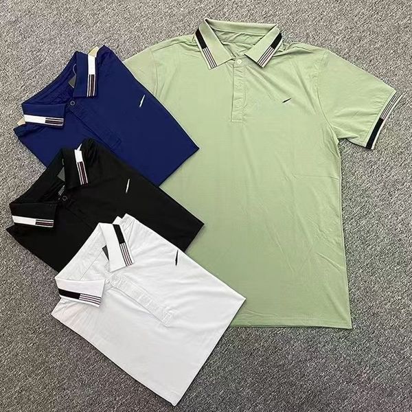 

designer mens polos shirt brand clothes mans fabric polo t-shirts collar short sleeve fashion casual spring summer sports t-shirt tee shirt tops solid colors loose 2XL, 001