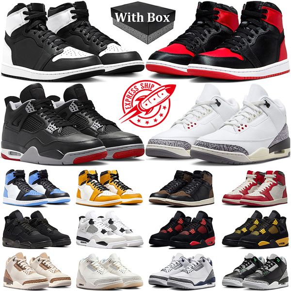 With Box Jumpman 1 3 4 basketball shoes men women 1s Black White Satin Bred low Olive Reverse Mocha 4s Bred Reimagined Black Cat 3s White Cement j4 Mens Trainers Sneakers, #8
With Box Jumpman 1 3 4 basketball shoes men women 1s Black White Satin Bred low Olive Reverse Mocha 4s Bred Reimagined Black Cat 3s White Cement j4 Mens Trainers Sneakers, #8