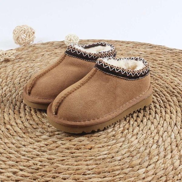 

Kids Toddler Tasman Ii Slippers Tazz Baby Shoes Chesut Fur Slides Sheepskin Shearling Classic Ultra Mini Boot Winter Mules Slip-on Wool, Color 1