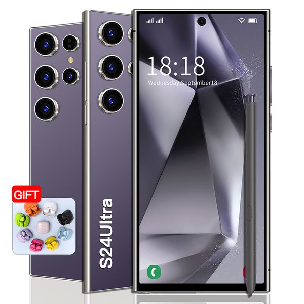 7.3 Inch 5G S24 Ultra Mobile Unlocked Touch Play Screen Smart 13 System s24 Android Smartphone Camera Phone HD Display Face Recognition 1TB, Black
7.3 Inch 5G S24 Ultra Mobile Unlocked Touch Play Screen Smart 13 System s24 Android Smartphone Camera Phone HD Display Face Recognition 1TB, Black