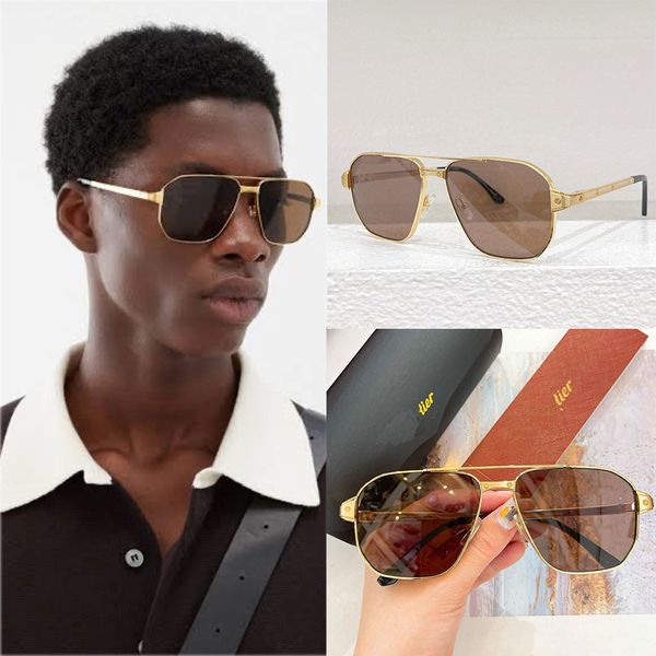 Luxury designer aviator sunglasses 0424 UV400 square retro glasses frame screwdriver logo design sunglasses for Men Women popular brand sunglasses Tape box
Luxury designer aviator sunglasses 0424 UV400 square retro glasses frame screwdriver logo design sunglasses for Men Women popular brand sunglasses Tape box