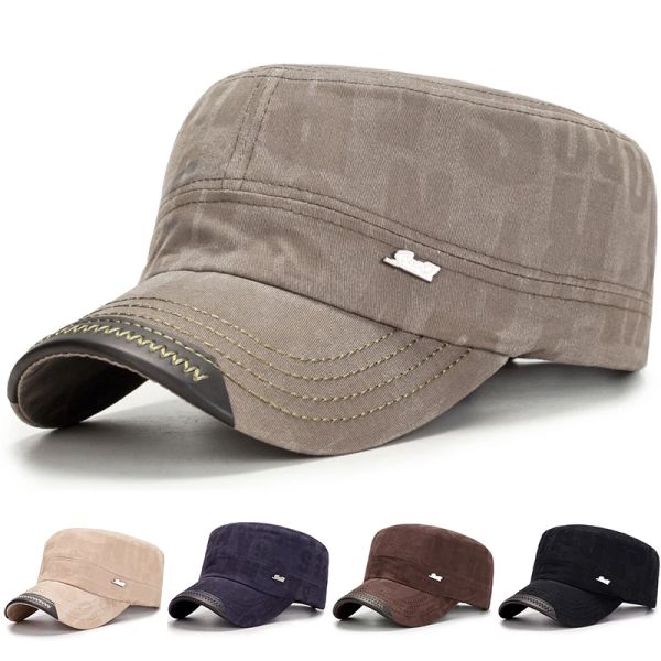 2022 Fashion Men Military Cap Summer Casual Cadet Hat Washed Cotton Flat Top Caps Unisex Vintage Army Hats Bone Man Cap, Select
2022 Fashion Men Military Cap Summer Casual Cadet Hat Washed Cotton Flat Top Caps Unisex Vintage Army Hats Bone Man Cap, Select
