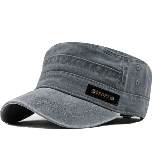 Casual Washed Cotton Flat Top Hat Adjustable Fisher Military Caps Men Women Cadet Army Cap Unique Design Vintage Four Seasons, Select
Casual Washed Cotton Flat Top Hat Adjustable Fisher Military Caps Men Women Cadet Army Cap Unique Design Vintage Four Seasons, Select