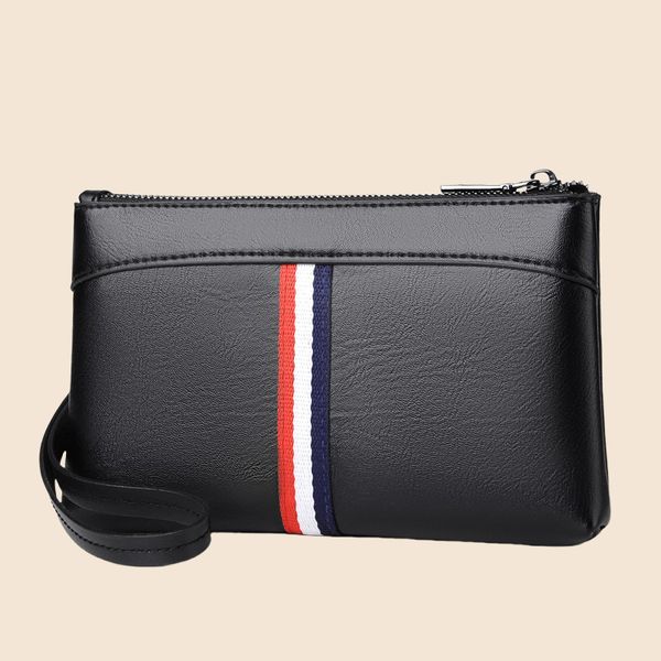 sales shoulder bag 3 colors daily Joker solid color leather mobile phone coin purse contrast stitching casual envelope bag street trend ribbon fashion wallet 3017#, Blue
sales shoulder bag 3 colors daily Joker solid color leather mobile phone coin purse contrast stitching casual envelope bag street trend ribbon fashion wallet 3017#, Blue