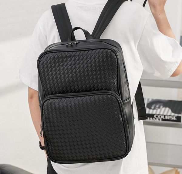 Factory outlet men shoulder bag 2 styles hand-woven fashion backpack outdoor sports and leisure travel leather backpacks street trend plaid handbag 4098#, Black
Factory outlet men shoulder bag 2 styles hand-woven fashion backpack outdoor sports and leisure travel leather backpacks street trend plaid handbag 4098#, Black