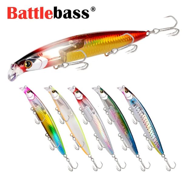 BATTLEBASS Seawater and Fresh Water Sinking Fishing Lure Short Lip Pencil 140mm 31g Long Casting Saltwater Hard Baits 240603