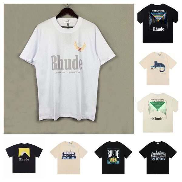 Designer Rhude Tshirt Mens Rhude Print T Shirts Summer Mens Tops Letter Polos Shirt Womens Casual Loose Tshirts Clothing Short Sleeved Cotton Tees Size S M L, Colour15
Designer Rhude Tshirt Mens Rhude Print T Shirts Summer Mens Tops Letter Polos Shirt Womens Casual Loose Tshirts Clothing Short Sleeved Cotton Tees Size S M L, Colour15