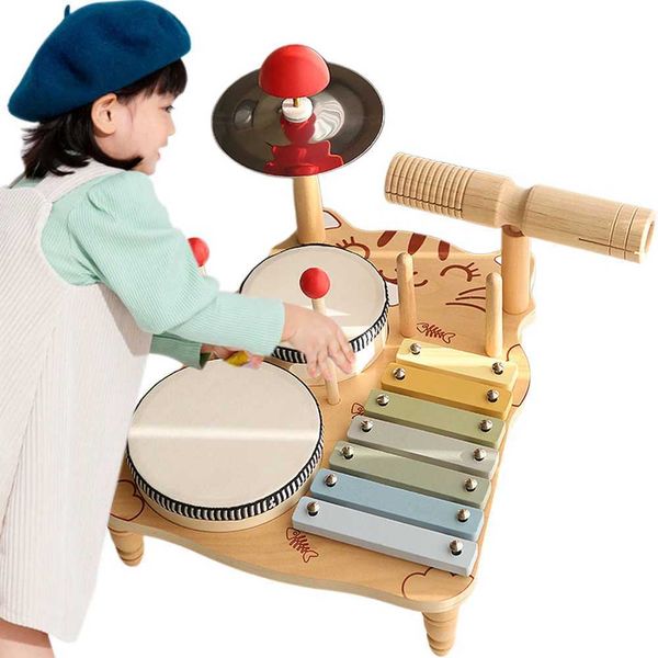 Toys Noisemaker Baby Music Sound Toys Childrens Drum Set Preschool Education Baby Sical Toys Infant Sensory Education Toys Natural Wood SIC Set WX5.30
Toys Noisemaker Baby Music Sound Toys Childrens Drum Set Preschool Education Baby Sical Toys Infant Sensory Education Toys Natural Wood SIC Set WX5.30