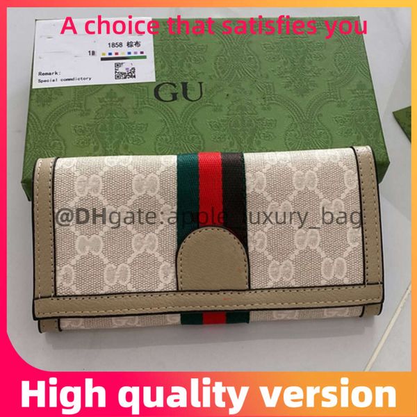 G Ophidia Long Wallet Designer Purses Women Luxury Bag Classic Retro Fashion High Quality Fold Card Holder Designer Billfold 1919191 G, G#10
G Ophidia Long Wallet Designer Purses Women Luxury Bag Classic Retro Fashion High Quality Fold Card Holder Designer Billfold 1919191 G, G#10