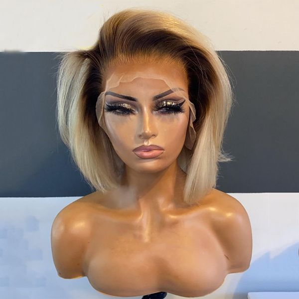 Lace Bob Wig Front Brazilian Human Hair Wigs For Black Women Pre Plucked Short Natural 13x4 Synthetic Straight HD Full Frontal Closure Rnrp s al, Ombre color
Lace Bob Wig Front Brazilian Human Hair Wigs For Black Women Pre Plucked Short Natural 13x4 Synthetic Straight HD Full Frontal Closure Rnrp s al, Ombre color
