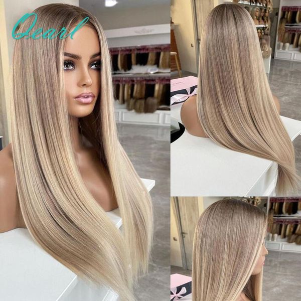 Roots Brown Highlight Wigs for Women Transparent Lace Front Human Hair Wig Preplucked Highlight Ash Blonde Lace Frontal Wig Preplucked Dmblo al, Ombre color
Roots Brown Highlight Wigs for Women Transparent Lace Front Human Hair Wig Preplucked Highlight Ash Blonde Lace Frontal Wig Preplucked Dmblo al, Ombre color