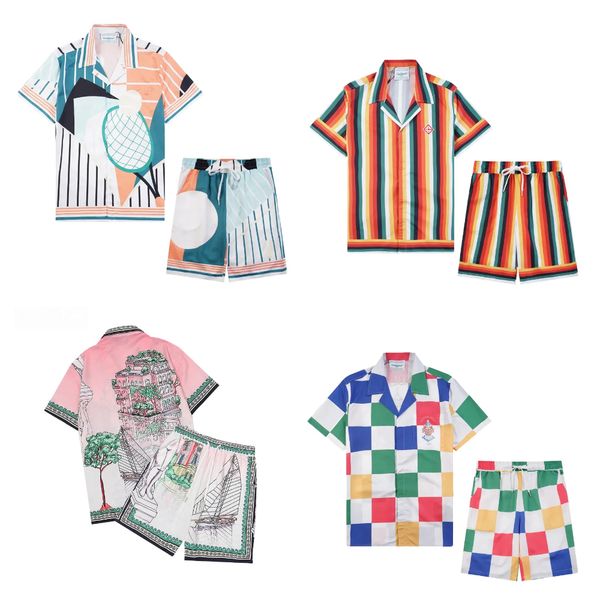 Casa blanc New Shirt Designer Mens T Shirt and Mesh Shorts Sets Casa blanca Men Polo Shirt Womens Masao San Print Tee Shirts Loose Silk Summer Tshirts Clothes, Colour7
Casa blanc New Shirt Designer Mens T Shirt and Mesh Shorts Sets Casa blanca Men Polo Shirt Womens Masao San Print Tee Shirts Loose Silk Summer Tshirts Clothes, Colour7