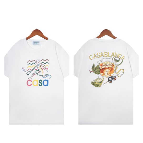 Casablanc Shirts Mens Women Designers T-shirts Tees Tops Mans Casual Chest Letter Shirt Luxurys Clothing Street Shorts Sleeve Casablanc Tshirts Brands, Colour3
Casablanc Shirts Mens Women Designers T-shirts Tees Tops Mans Casual Chest Letter Shirt Luxurys Clothing Street Shorts Sleeve Casablanc Tshirts Brands, Colour3