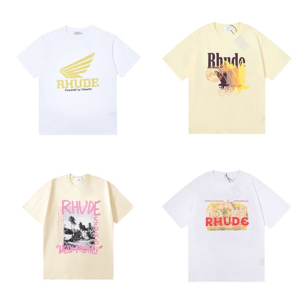 Rhude Mens T Shirt High Quality Tess Designer Casual Fashion Short Sleeve Men Women Print Casual Loose Round Neck Tshirts cole buxton t shirt US Size S M L XL XXL, Colour12 
Rhude Mens T Shirt High Quality Tess Designer Casual Fashion Short Sleeve Men Women Print Casual Loose Round Neck Tshirts cole buxton t shirt US Size S M L XL XXL, Colour12