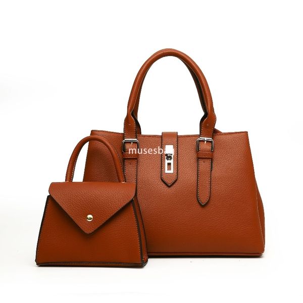 Advanced Women PU High Quality Fashion Shoulder Bag Retro Versatile Set Large Capacity Classic Minimalist Tote Bag Two Piece Set Mother Bag, Pink
Advanced Women PU High Quality Fashion Shoulder Bag Retro Versatile Set Large Capacity Classic Minimalist Tote Bag Two Piece Set Mother Bag, Pink