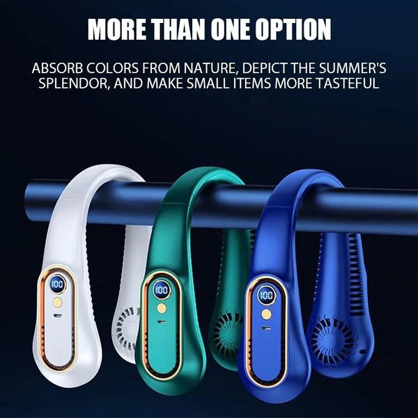 Portable Bladeless Neck 2024 - USB Rechargeable Hanging Neckband Fan with Digital Display, Mini Air Cooler for Personal Coog
Portable Bladeless Neck 2024 - USB Rechargeable Hanging Neckband Fan with Digital Display, Mini Air Cooler for Personal Coog