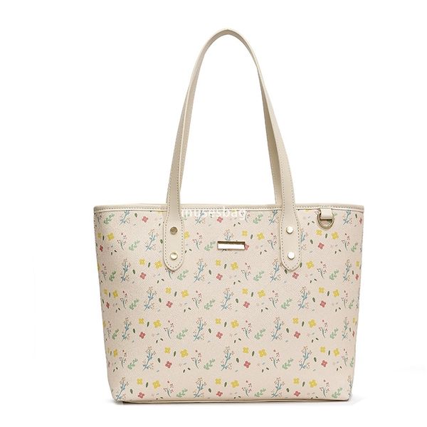 Small niche design summer floral large capacity tote bag new trendy and fashionable shoulder bag high-end and versatile commuting handbag, White
Small niche design summer floral large capacity tote bag new trendy and fashionable shoulder bag high-end and versatile commuting handbag, White