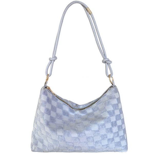 Embroidered Canvas Bag New Trendy and Fashionable Underarm Bag Versatile Shoulder Bag Large Capacity Handbag Portable Small Bag for Travel, Blue
Embroidered Canvas Bag New Trendy and Fashionable Underarm Bag Versatile Shoulder Bag Large Capacity Handbag Portable Small Bag for Travel, Blue