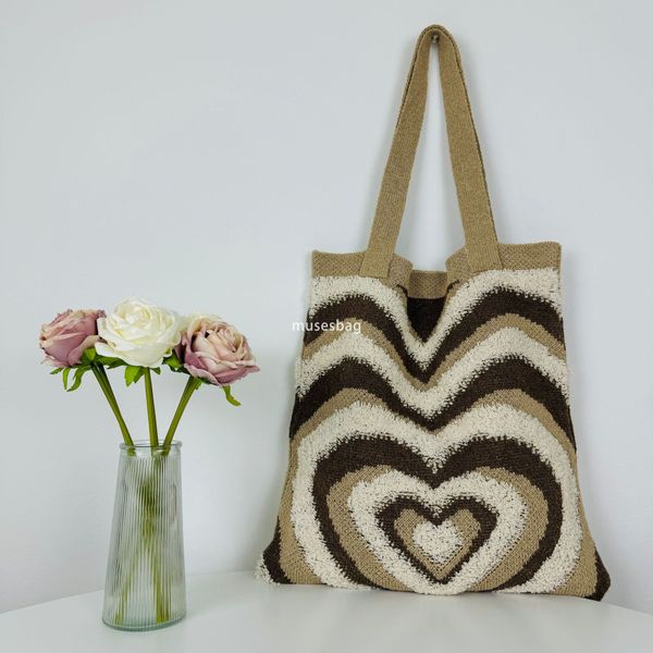 High quality plush knitted handbag new style bag knitted bag single shoulder bag shopping bag woven bag large capacity tote bag for women, Green
High quality plush knitted handbag new style bag knitted bag single shoulder bag shopping bag woven bag large capacity tote bag for women, Green