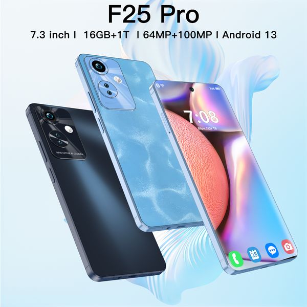 F25 Pro 5G Phone Unlock Touch screen Android Smart 13 System F25 Android Smartphone Camera Phone HD display Face recognition 1TB, Black
F25 Pro 5G Phone Unlock Touch screen Android Smart 13 System F25 Android Smartphone Camera Phone HD display Face recognition 1TB, Black