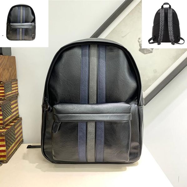 Factory outlet men handbag street trend striped backpack foreign color matching leather travel bag outdoor fitness sports leisure leathers messenger bags, Clear
Factory outlet men handbag street trend striped backpack foreign color matching leather travel bag outdoor fitness sports leisure leathers messenger bags, Clear