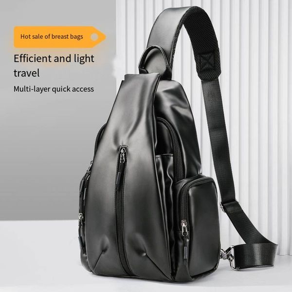 Personality mens shoulder bag lightweight waterproof Oxford casual crossbody multifunctional black fashion backpack simple Joker men chest bag factory outlet
Personality mens shoulder bag lightweight waterproof Oxford casual crossbody multifunctional black fashion backpack simple Joker men chest bag factory outlet