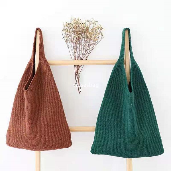 High quality new Korean version minimalist sweater bag sweet retro knit bag large capacity tote bag one shoulder bag trendy, Light green
High quality new Korean version minimalist sweater bag sweet retro knit bag large capacity tote bag one shoulder bag trendy, Light green